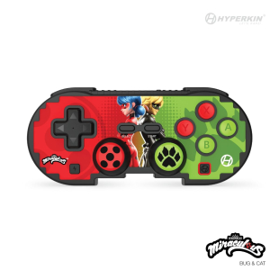 Hyperkin Pixel Art Bluetooth Controller Official Miraculous Edition for Nintendo Switch® / PC / Mac® / Android® / iOS (Bug & Cat) 