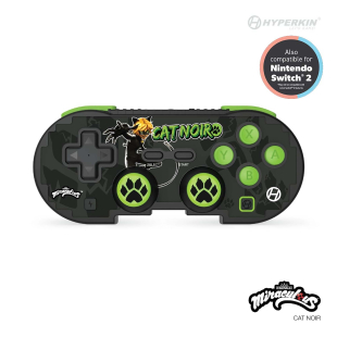 Hyperkin Pixel Art Bluetooth Controller Official Miraculous Edition for Nintendo Switch® / PC / Mac® / Android® / iOS (Cat Noir)