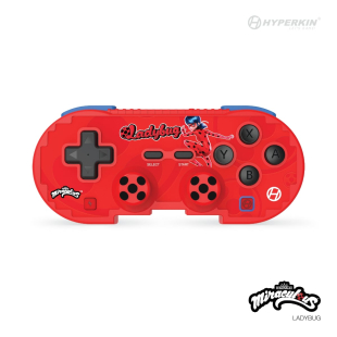 Hyperkin Pixel Art Bluetooth Controller Official Miraculous Edition for Nintendo Switch® / PC / Mac® / Android® / iOS® (Ladybug) 