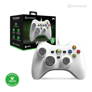 Xenon Wired Controller for Xbox Series X|S/ Xbox One / Windows 10|11 (White) – Hyperkin