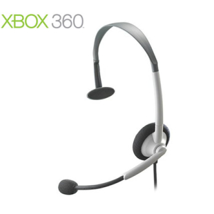  Xbox 360 Wired Headset (White) (Bulk)