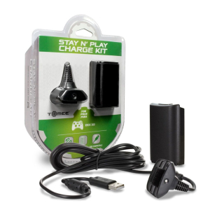  Stay N Play Controller Charge Kit for Xbox 360® (Black)  - Tomee  