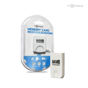  64MB Memory Card for Wii®  / GameCube®  - Tomee
