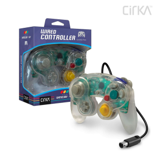  Wired Controller for Wii®/ GameCube® (Clear) - Cirka