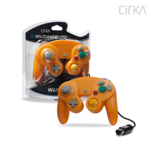  Wired Controller for Wii®/ GameCube® (Orange) - Cirka