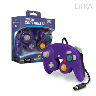 CirKa Wired Controller for GameCube®/ Wii® (Purple Black)