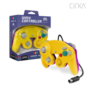 CirKa Wired Controller for GameCube®/ Wii® (Yellow Purple)