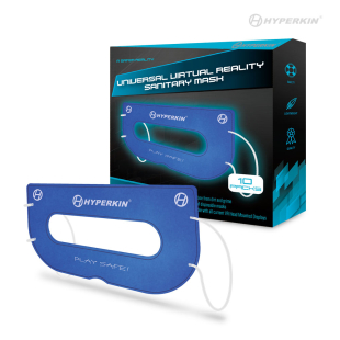  Universal VR Sanitary Mask for HTC Vive® Pro/ HTC Vive®/ PS® VR/ Gear VR/ Oculus™ Rift (Blue) (10-Pack)