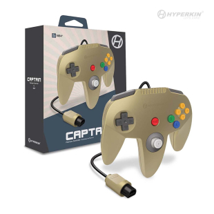 Captain  Premium Controller for N64® (Gold)