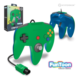 Captain Premium Controller Funtoon Collectors Edition  for N64® (Hero Green) - Hyperkin