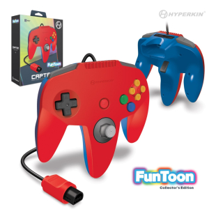 Captain Premium Controller Funtoon Collectors Edition for N64® (Hero Red) - Hyperkin