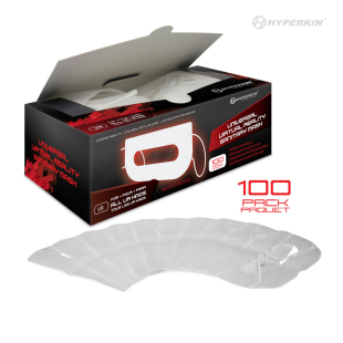  Universal VR Sanitary Mask V2.0 for HTC Vive® Pro/ HTC Vive®/ PS® VR/ Gear VR/ Oculus™ Rift (White) (100-Pack)