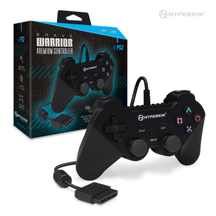 Brave Warrior Premium Controller for PS2® (Black) - Hyperkin