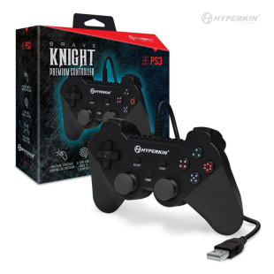  Brave Knight Premium Controller for PS3® / PC / Mac® (Black) - Hyperkin