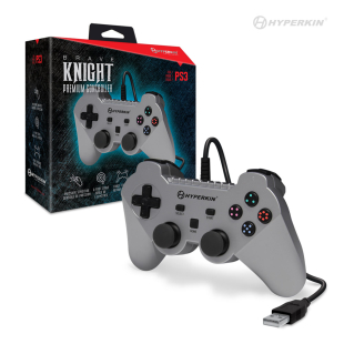 "Brave Knight" Premium Controller For PS3®/ PC/ Mac® (Silver) - Hyperkin