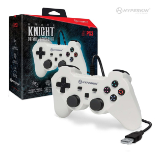 Brave Knight Premium Controller for PS3® / PC / Mac® (White) - Hyperkin