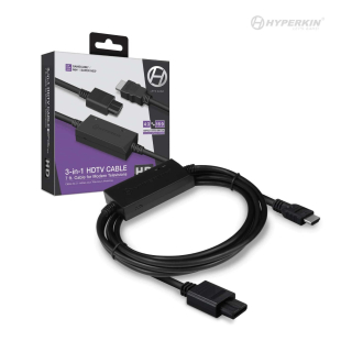 3-In-1 HDTV Cable for GameCube®/ N64®/ Super NES®
