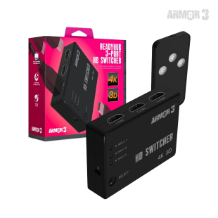  ReadyHub  3-Port HD Switcher for HD Game Consoles and Devices - Armor3