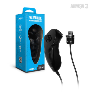 "WaveChuck" Nunchuck Controller for Wii U®/ Wii® (Black) - Armor3