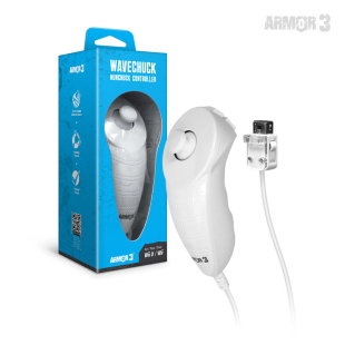 "WaveChuck" Nunchuck Controller for Wii U®/ Wii®  (White) - Armor3