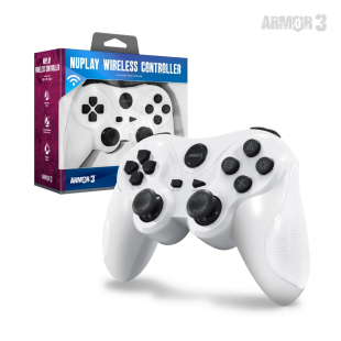 NuPlay Wireless Game Controller for PS3® (White) - Armor3