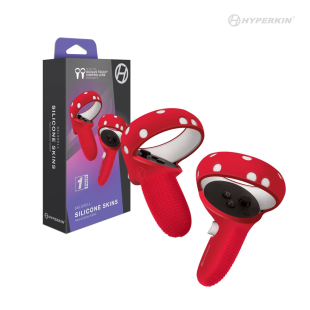 GelShell Silicone Skins For Oculus Touch™ Controllers (Oculus Quest™ 2) (1 Pair) (Red)-Hyperkin