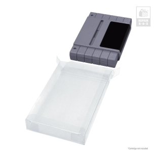 Plastic Box Protector for Super NES® Cartridge (10 Pack) - RepairBox
