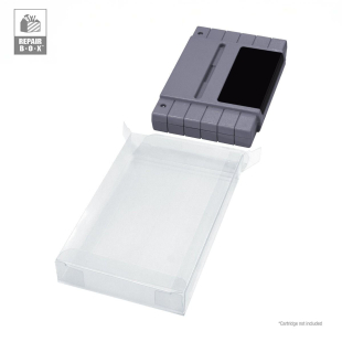 Plastic Box Protector for Super NES® Cartridge (10 Pack) - RepairBox