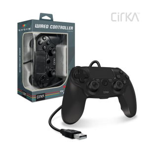 Wired Game Controller for PS4/ PC/ Mac (Black) - Cirka