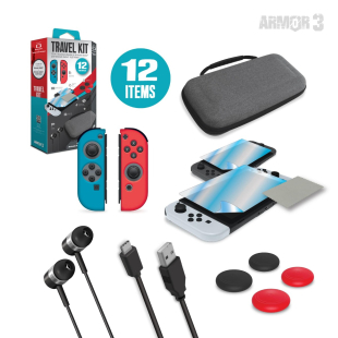 Travel Kit For Nintendo Switch®/ Nintendo Switch® OLED Model - Armor3
