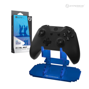 Pixel Art Universal Controller Stand for Xbox®/PlayStation®/Nintendo Switch®/More (Blue) - Hyperkin
