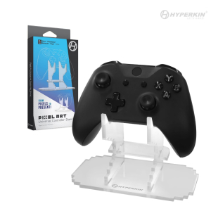 Pixel Art Universal Controller Stand for Xbox®/PlayStation®/Nintendo Switch®/More (Clear) - Hyperkin