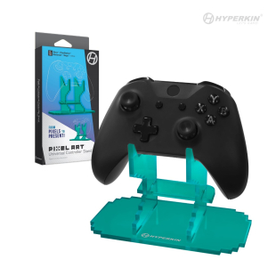 Pixel Art Universal Controller Stand for Xbox®/PlayStation®/Nintendo Switch®/More (Teal) - Hyperkin