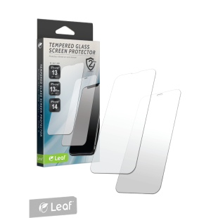 Tempered Glass Screen Protector For iPhone® 13 / iPhone®13 Pro/iphone14 [6.1”]  (2 Pcs) – LEAF