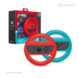 Hyperkin Racing Wheel Set For Joy-Con® (Blue/red)  (2 Pack) Hyperkin