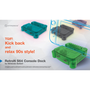 Hyperkin RetroN S64 Console Dock Digital Poster (Horizontal)