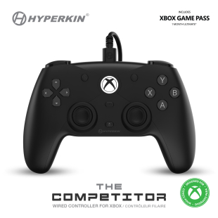 The Competitor Wired Controller for Xbox Series (Black) - Hyperkin