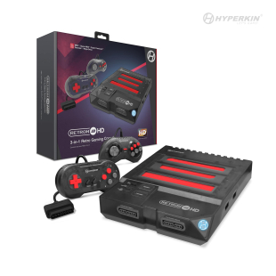 Hyperkin RetroN 3 HD 3-in-1 Retro Gaming Console for NES, Super Famicom, and Genesis/ Mega Drive (Space Black) - Sega Genesis