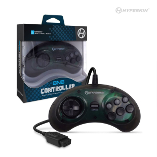 "GN6" Premium Controller for Genesis® (Space Black) - Hyperkin