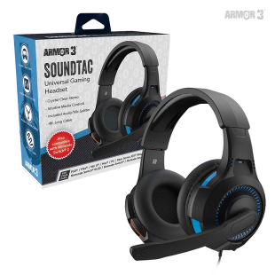 "SoundTac" Universal Gaming Headset For Nintendo Switch&reg; 2 / Nintendo Switch&reg;/ Nintendo Switch&reg; Lite/  Xbox Series X&reg;/ Xbox Series S&reg;/ PS5&reg;/PS4&reg;/ Xbox One&reg;/ Wii U&reg;/ PC/ Mac&reg; (Blue Orange) 