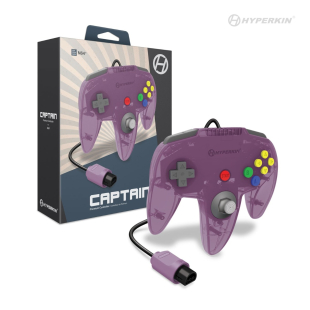 "Captain" Premium Controller For N64&reg; (Amethyst Purple) - Hyperkin