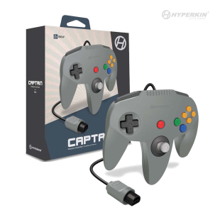 Captain  Premium Controller for N64&reg; (Gray)
