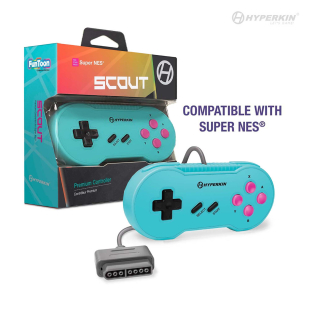 Scout Premium Controller for Super NES® (Hyper Beach) - Hyperkin