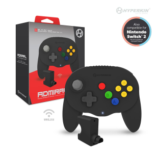 Admiral Premium BT Controller for N64&reg; (Black) - Hyperkin