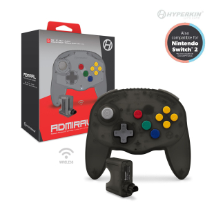 Admiral Premium BT Controller for N64&reg; (Space Black) - Hyperkin