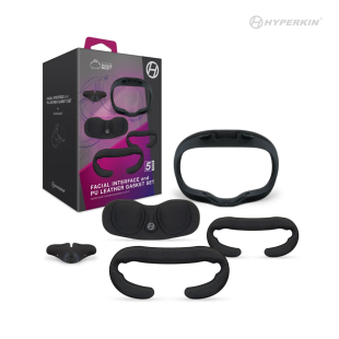 Facial Interface & PU Leather Gasket Set for Oculus Quest&reg; - Hyperkin