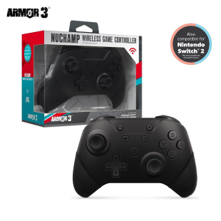"Nuchamp" Wireless Game Controller for Nintendo Switch&reg;/Nintendo Switch Lite&reg; (Black)  - Armor3