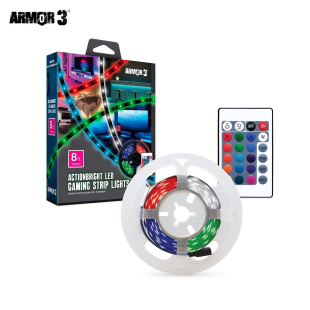 ®ActionBright® LED Game Room Strip Lights (8 ft) - Armor3