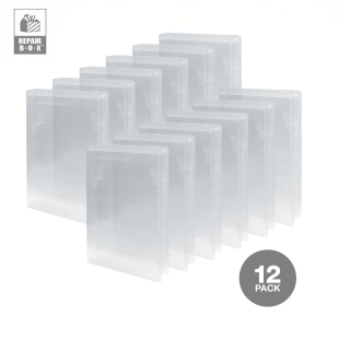 Universal Cartridge Clamshell Case for N64® /Super NES® / Genesis® (12 Pack) - RepairBox