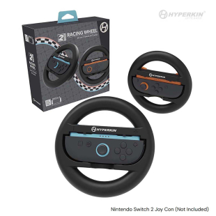 Racing Wheel Set 2 PCS for Nintendo Switch&reg; 2 Joy-Cons&reg; (Black) - Hyperkin